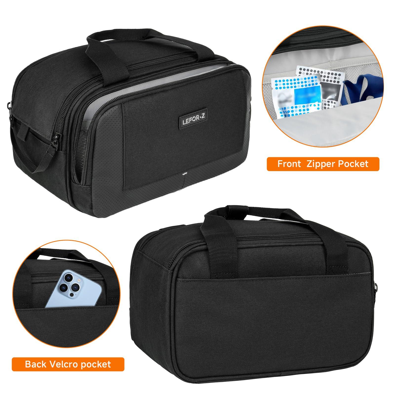 LEFORZ LEFORZ Travel Carrying Bag Compatible with ResMed AirMini/Z2 Auto CPAP Machine and Accessories,Portable Storage Organizer Case Fits for CPAP Equipment and Supplies(Bag Only)