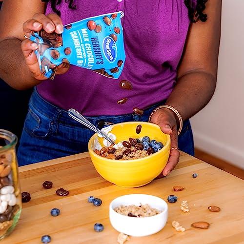 Ocean Spray Ocean Spray HERSHEYS Milk Chocolate Dipped Cranberry Bites, Chocolate Covered Dried Cranberries, 5 Oz Pouch (Pack of 12)