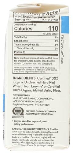 King Arthur King Arthur Flour Organic Bread Flour, 2 LBS