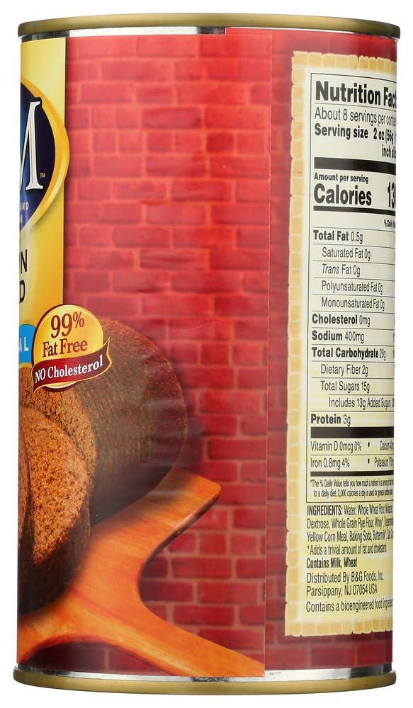 B&M B & M Bread Brown Plain Pack of 2, Net WT 16 0z (1 LB) 453g