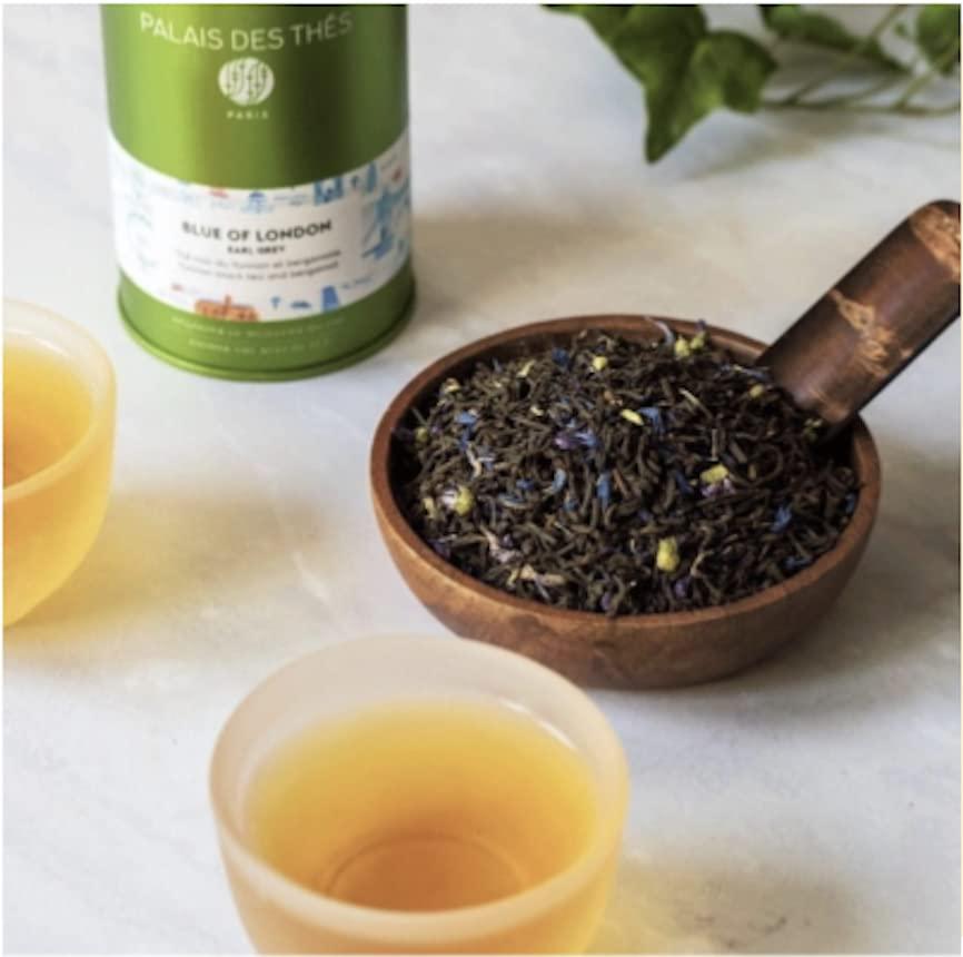 Palais des Thés Palais des Thés - Blue of London - Premium Gluten-Free Earl Grey Black Tea with Bergamot - 3.5oz Loose Leaf Metal Gift Tin