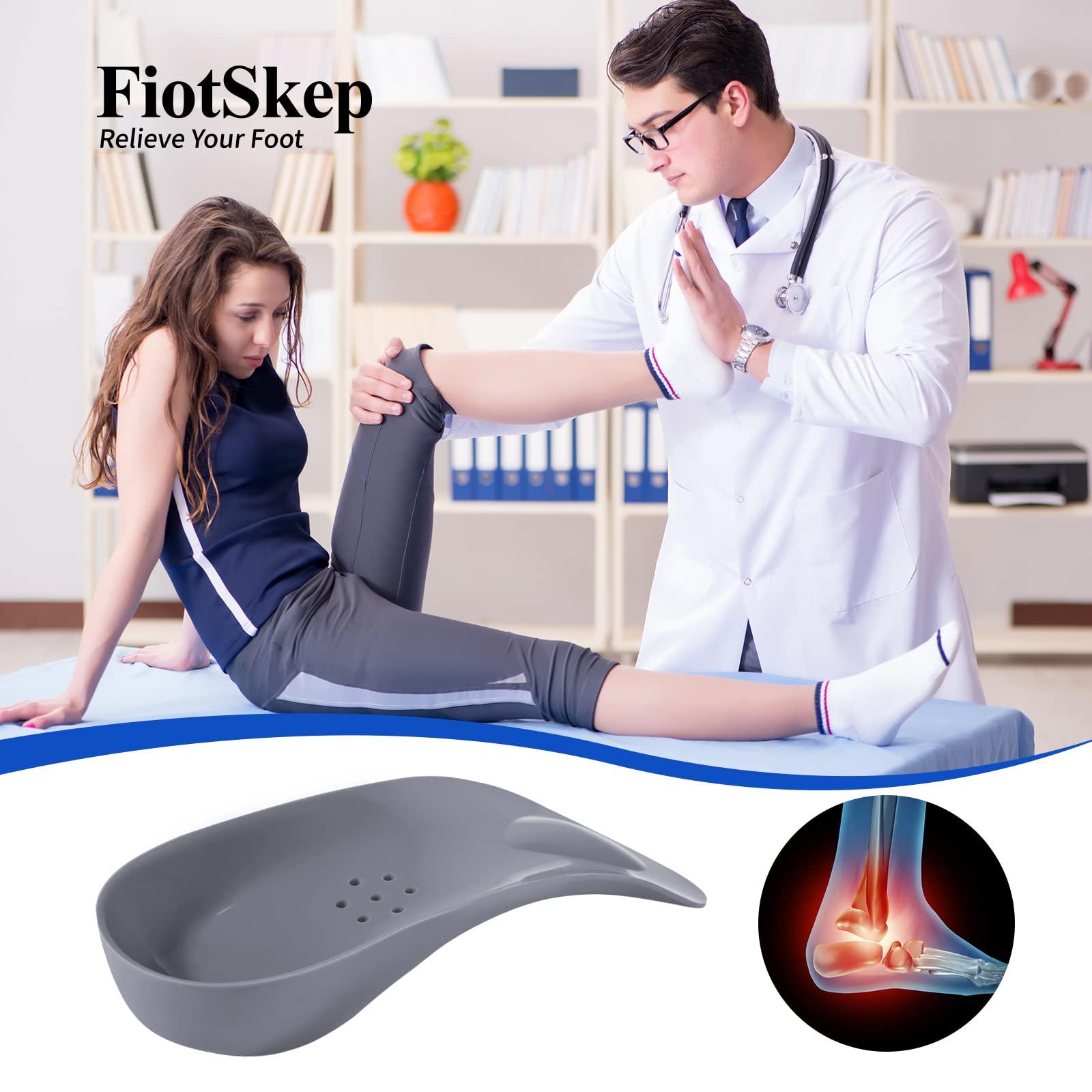 FiotSkep FiotSkep 3/4 Original High Arch Inserts Firm Orthotics for Plantar Fasciitis Flat Feet Over-Pronation, Comfort Metatarsal Pad Support Insoles Relief Heel Spur Pain
