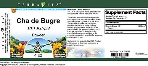 TerraVita Cha de Bugre 10:1 Powder (4 oz, ZIN: 519588) - 2 Pack