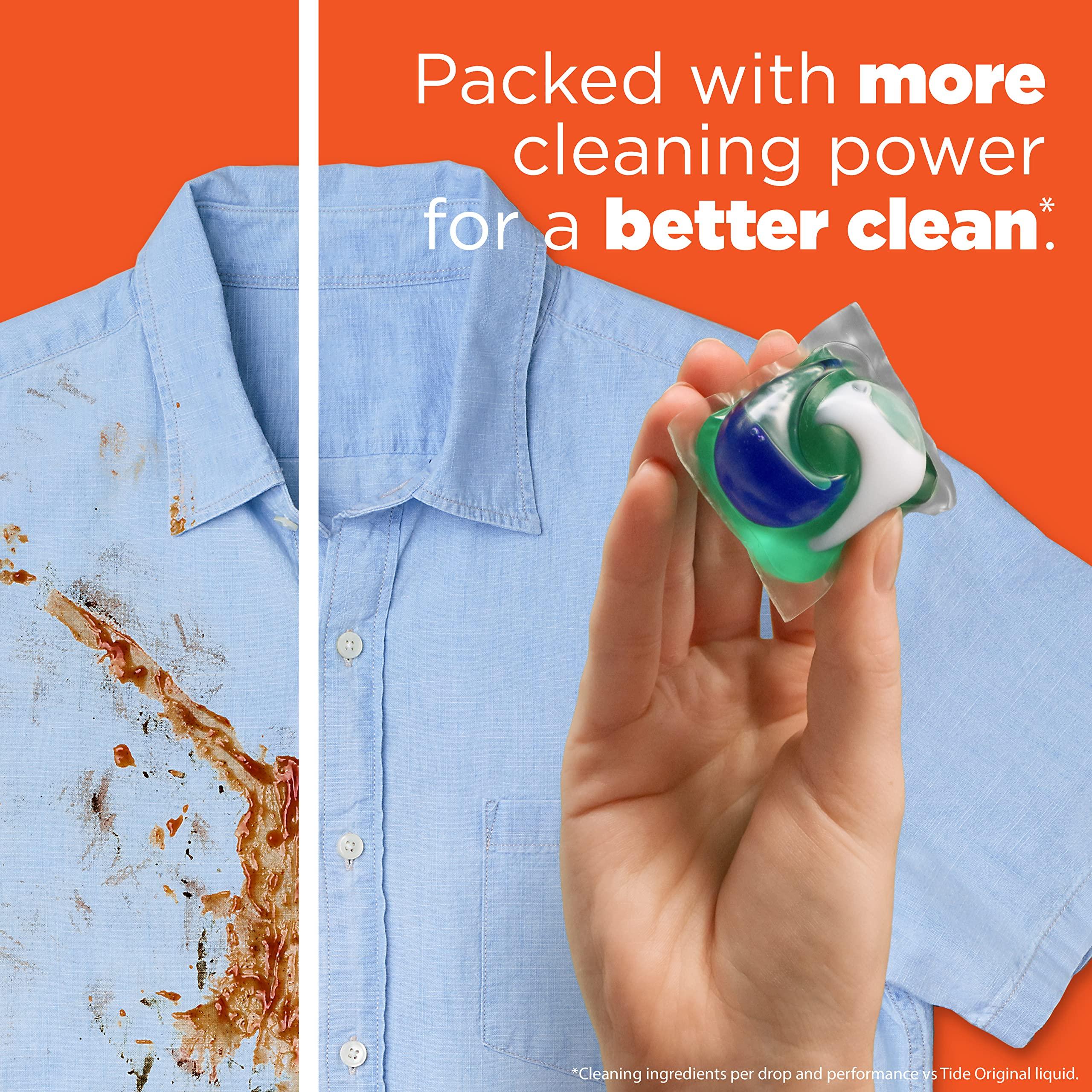 Tide Tide PODS Liquid Laundry Detergent Soap Pacs, HE Compatible, 57 Count, Powerful 3-in-1 Clean in one Step, Original Scent