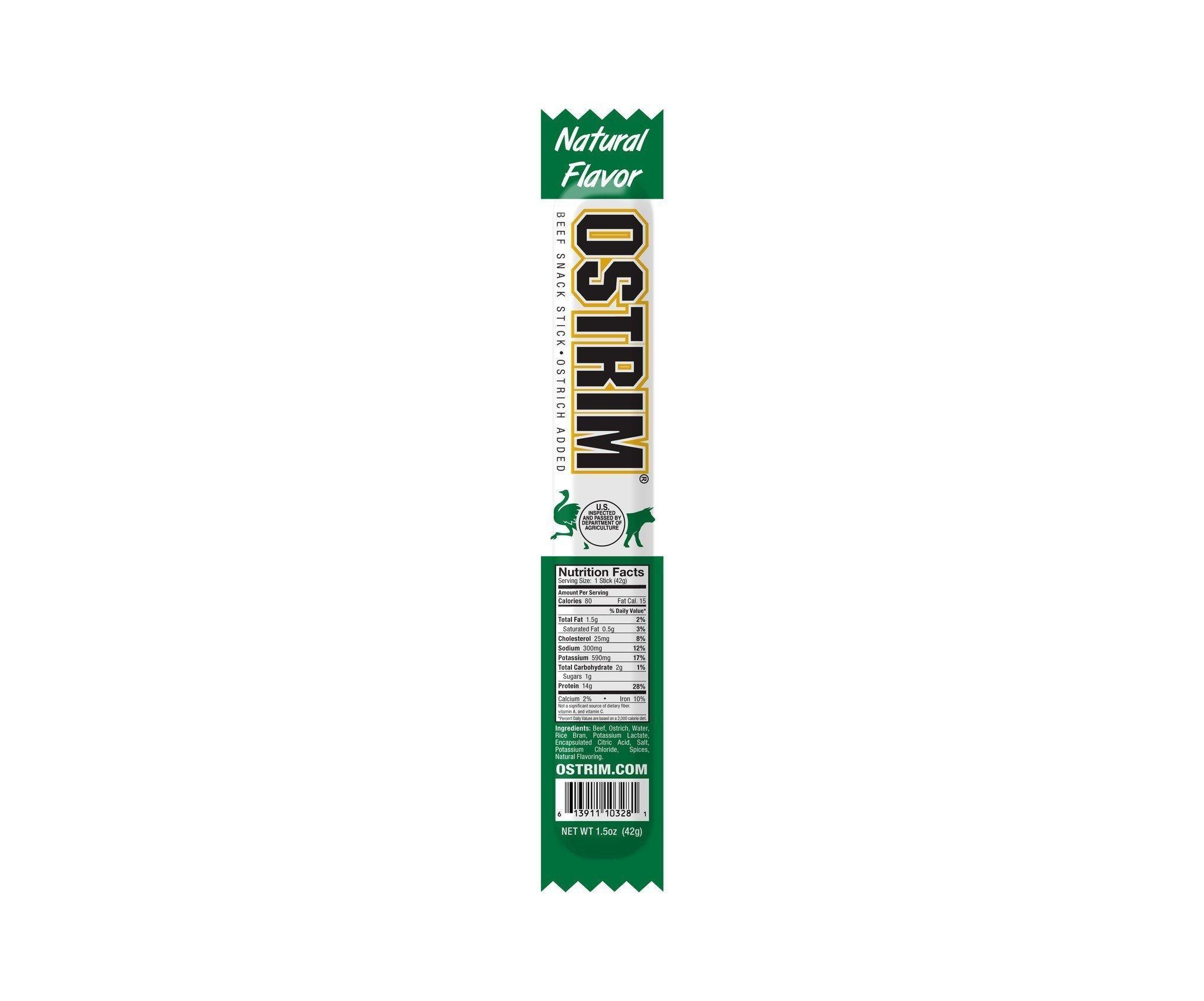 Ostrim Protos Foods Ostrim Natural - 10 Sticks