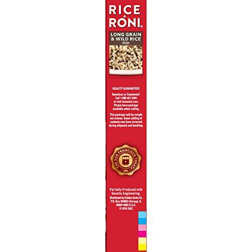 Quaker Rice-A-Roni Long grain & wild rice with herbs, 4.3 Ounce Pack of 12