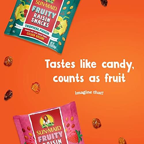 Sun-Maid Sun-Maid, Fruity Raisin Snacks, Sour Mixed Berry, 1.33 Ounce Snack-Size For Kids (200 Total Pouches)