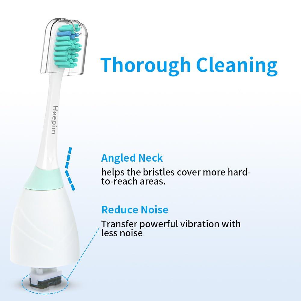 Heepim Replacement Toothbrush Heads for Philips Sonicare Electric Toothbrush, Replacement Brush Heads Compatible with Philips Sonicare Electric Toothbrush, 6Pack