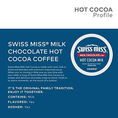Swiss Miss Swiss Miss Milk Chocolate Hot Cocoa, Keurig Single-Serve Hot Chocolate K-Cup Pods, 96 Count