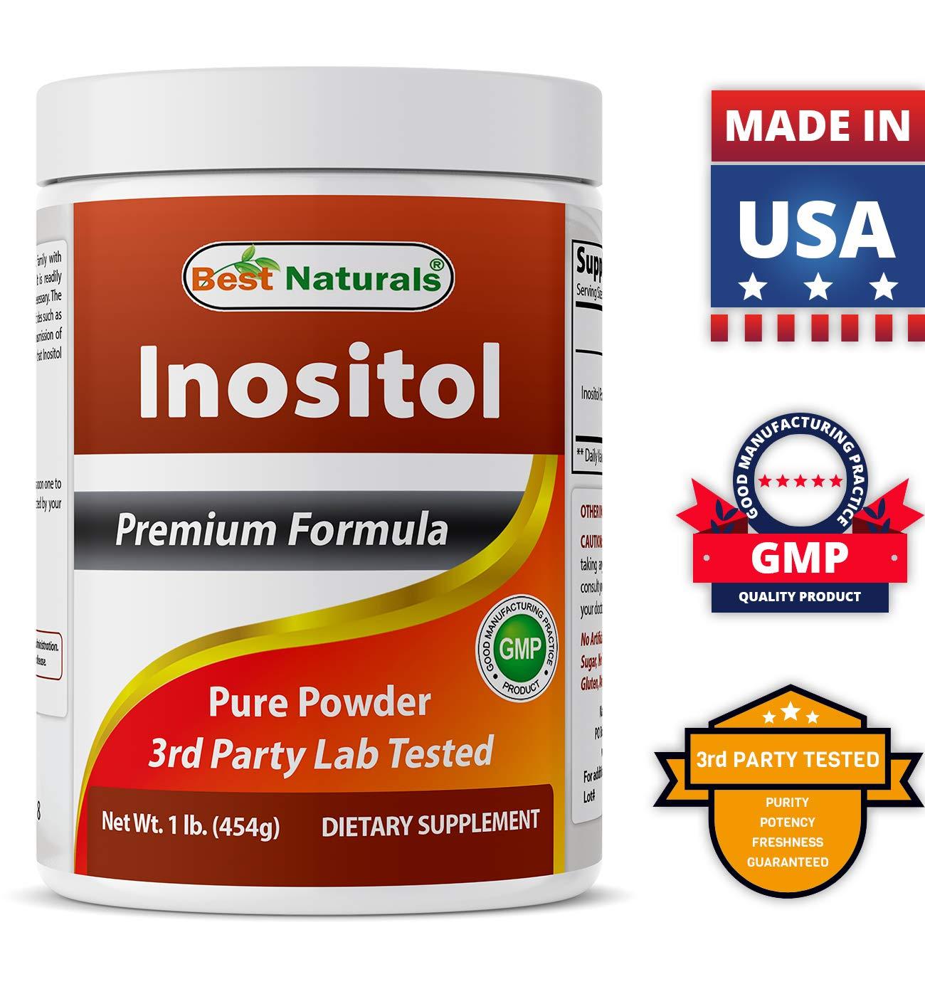 Best Naturals Best Naturals Glycine Supplement 1000 Mg & Inositol Powder 1 Lb