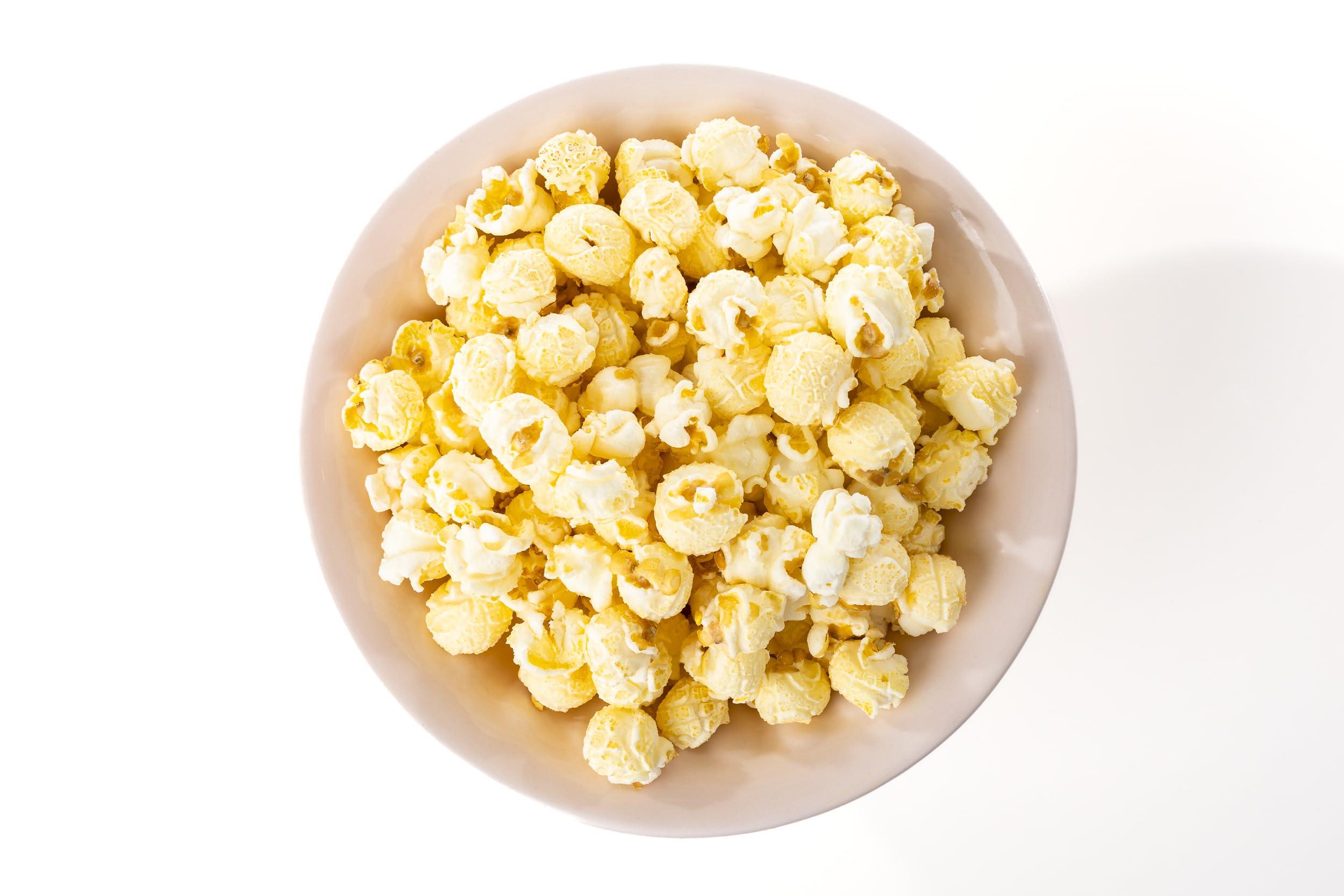 DEL\'S POPCORN SHOP Gourmet Popcorn Variety Pack (2 Pack) Popcorn Gift Set (White Cheddar/Caramel)