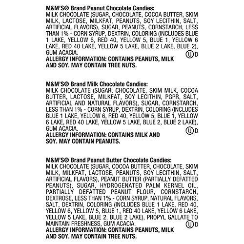 M&M'S M&M's Variety Pack Chocolate Candy Singles Size 30.58-Ounce 18-Count Box