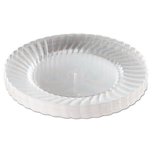 WNA Classicware Plates, Plastic, 10.25 in, White