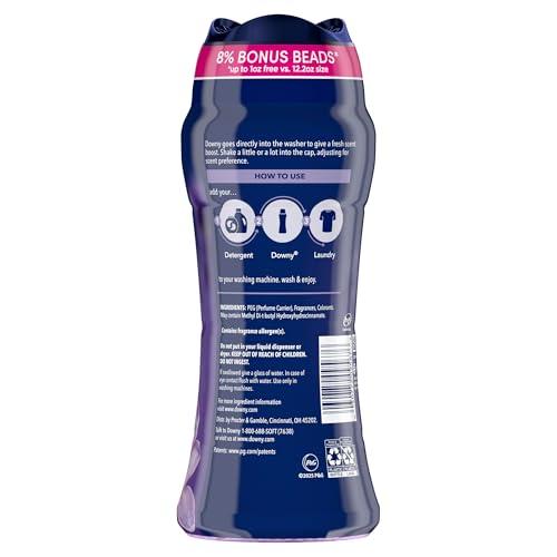 Downy Downy Infusions In-Wash Laundry Scent Booster Beads, CALM, Soothing Lavender and Vanilla Bean, 12.2 oz