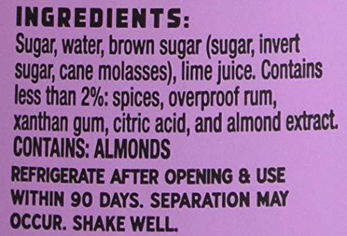 BG REYNOLDS BG Reynolds Natural Tiki Cocktail Cane Syrup, Falernum, 25.4 Fl Oz