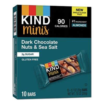 KIND KIND Minis Dark Chocolate Nuts Sea Salt (Pack of 2)