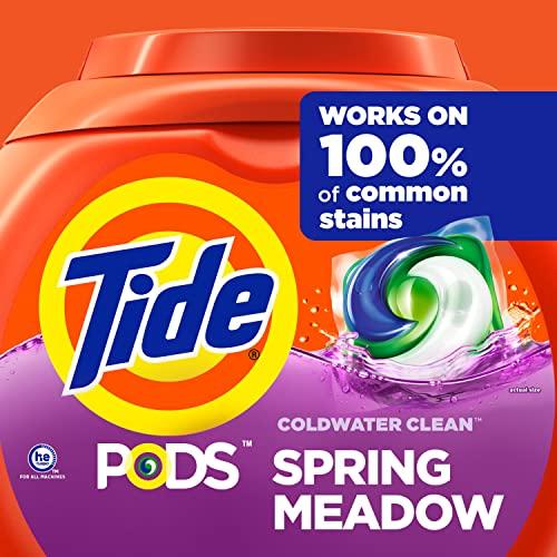 Tide Tide PODS Laundry Detergent Soap Pods, Spring Meadow, 81 count