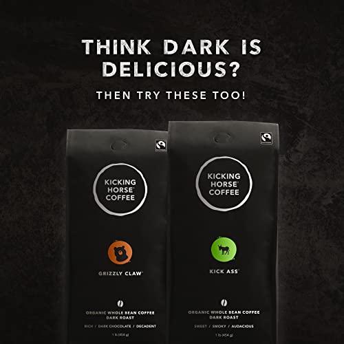 Kicking Horse Coffee Kicking Horse Whole Bean Coffee, 454 Horse Power Dark Roast, 1 Pound