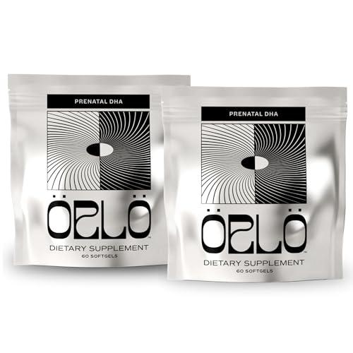 Orlo Orlo PRENATAL DHA - Prenatal DHA Omega 3 Supplement - Triple Strength Omega3s - Vegan DHA & EPA Algae Omega-3 Oil - Supports Brain Development During Pregnancy & Lactation (120 Mini Softgels)