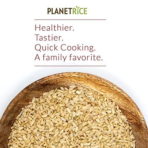 Planet Rice Planet Rice Bulk Sprouted Brown Rice Bulk - Great for Bulk Rice Cooking - Gaba Rice Gluten-Free, Vegan, Paleo, with 64% more Fiber - Soft and Chewy Texture - 25 lbs