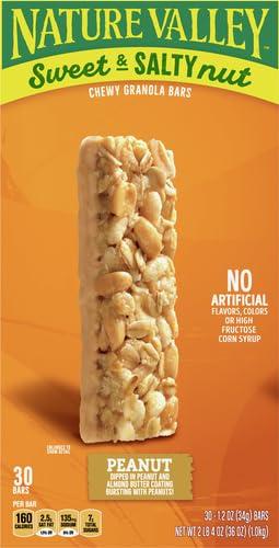 Nature Valley Nature Valley Sweet and Salty Granola Bars, Peanut, 30 Bars, 36 OZ
