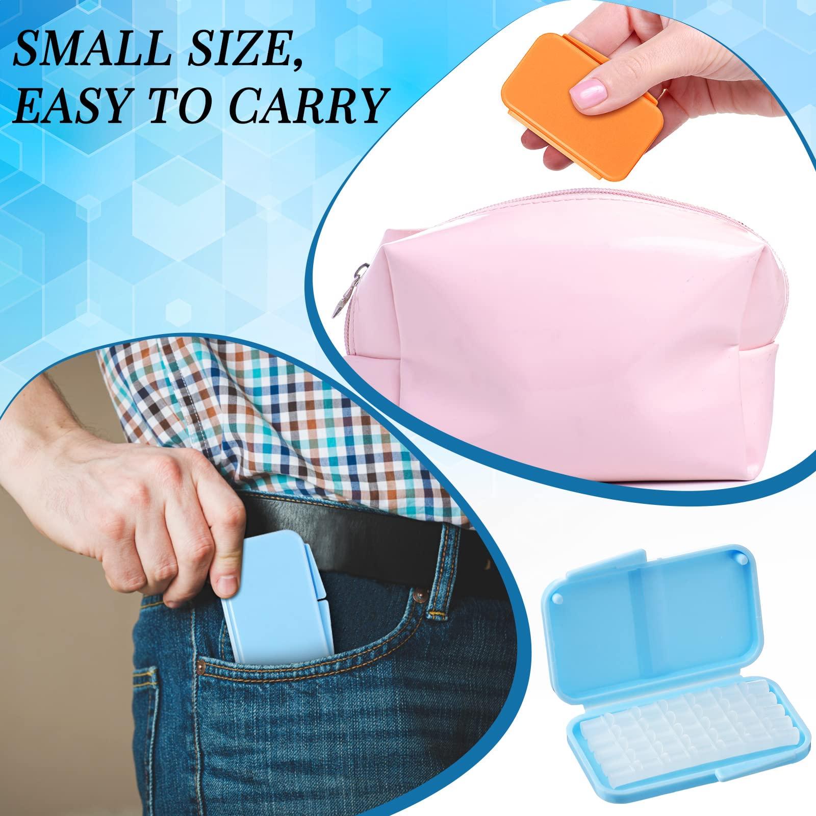 Sinmoe Sinmoe 40 Pack Dental Wax for Braces Orthodontic Wax for Teeth Oral Appliances with Colorful Storage Case and Small Plastic Cutter Repair Kit for Dental Care Wearer Braces Brackets