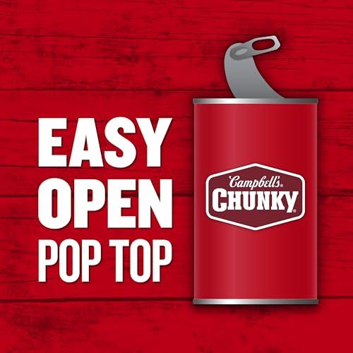 Campbell's Campbells Chunky Healthy Request Soup, Beef Soup with Country Vegetables, 18.8 Oz Can (Case of 12)