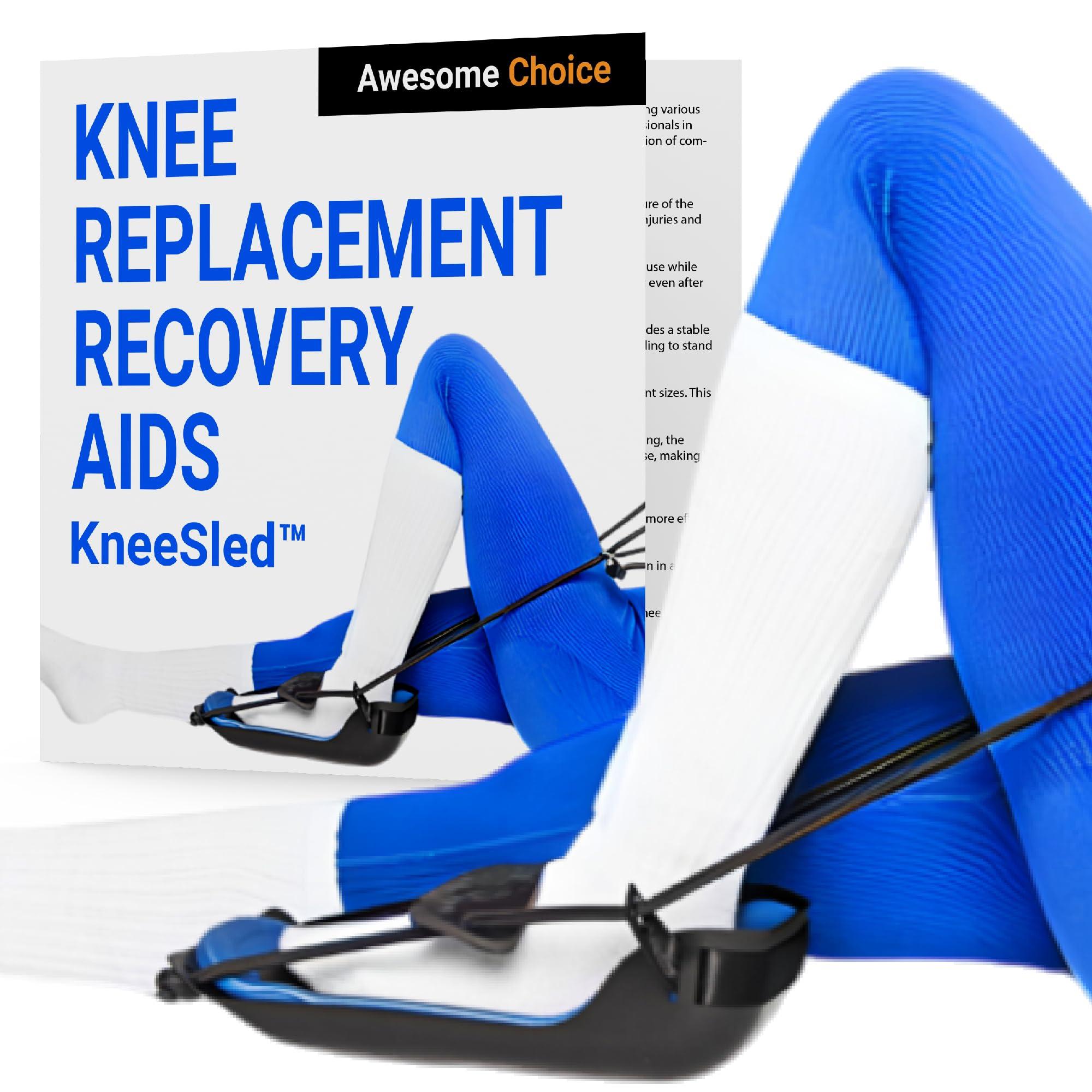 KNEE SLED KneeSled Best Choice After Knee Replacement Surgery Increases Range of Motion, Stretches Knees, improving Mobility and Flexibility Leg Exercise Great for Working Out Knee Pain