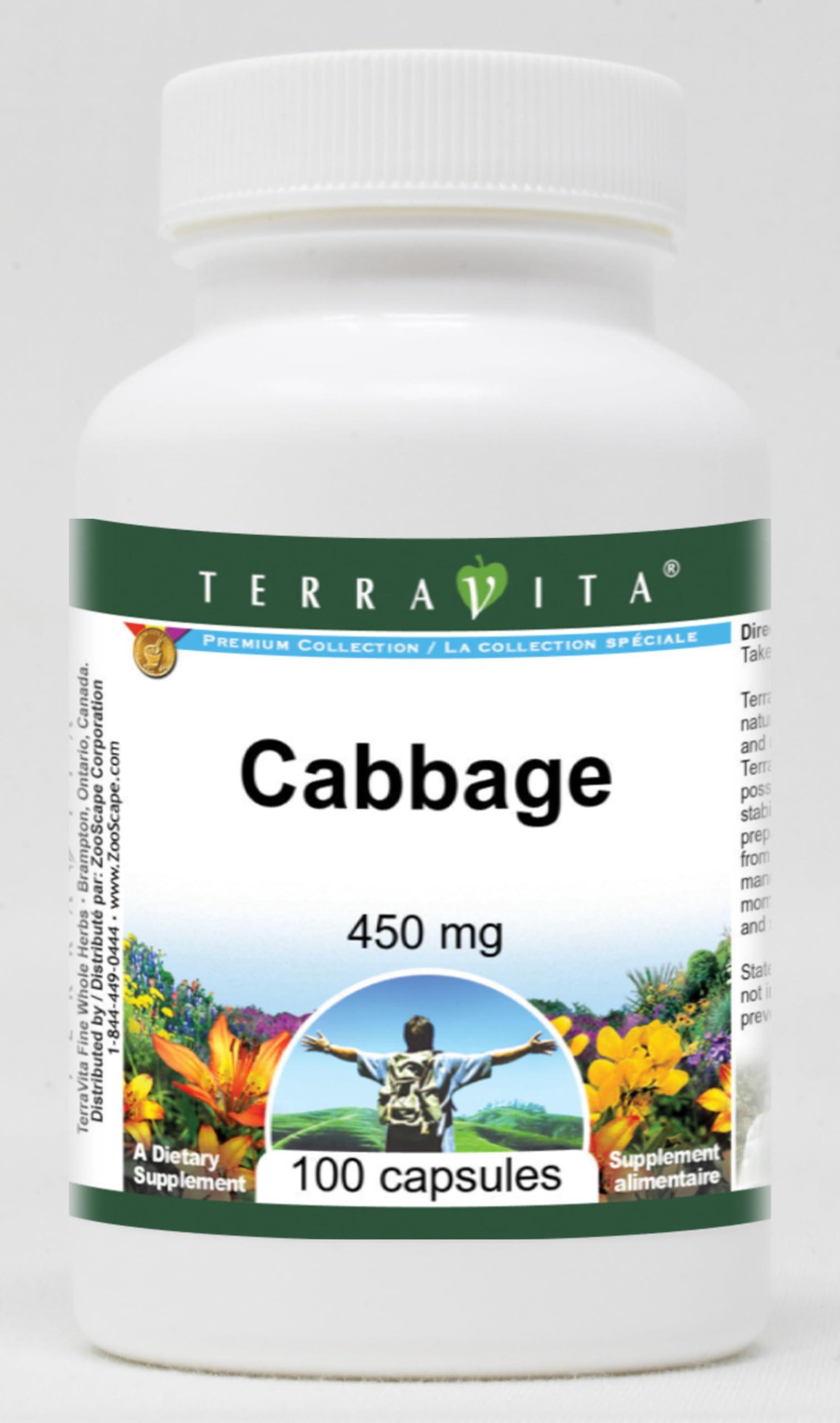 TerraVita Cabbage - 450 mg (100 capsules, ZIN: 519441) - 3 Pack
