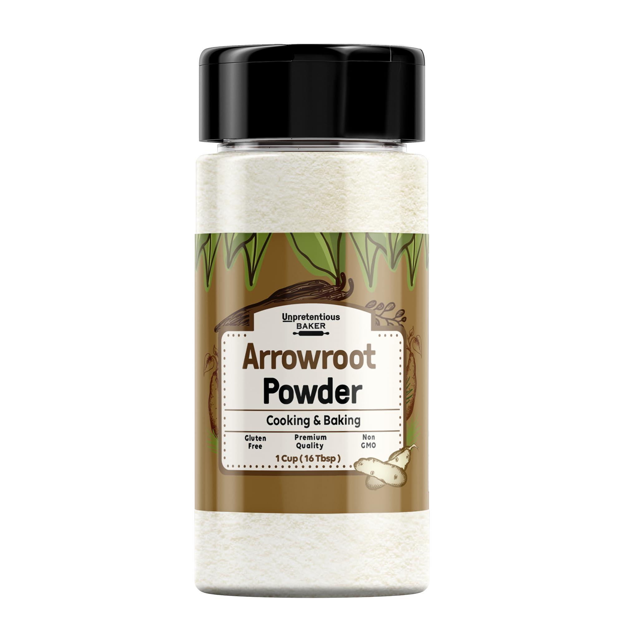 Unpretentious Unpretentious Arrowroot Powder, 1 Cup, Raw, Non-GMO & Gluten-Free, Paleo Friendly