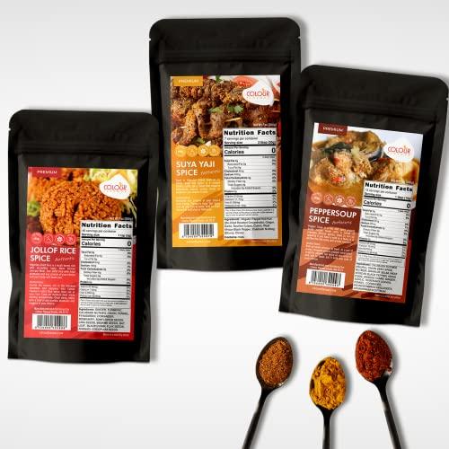 Colour Flavour COLOUR FLAVOUR PEPPER SOUP SPICE SEASONING | Soup seasoning | Made from Organic Herbs and Spices | A Unique Blend of Whole Superfoods | No preservatives | No Chaff | No Added Color | All Natural