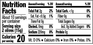 Mezzetta Mezzetta Garlic Stuffed Olives | Non-GMO, Gluten Free, Keto | 6 Ounce Dr Wt Jar (Pack of 6)