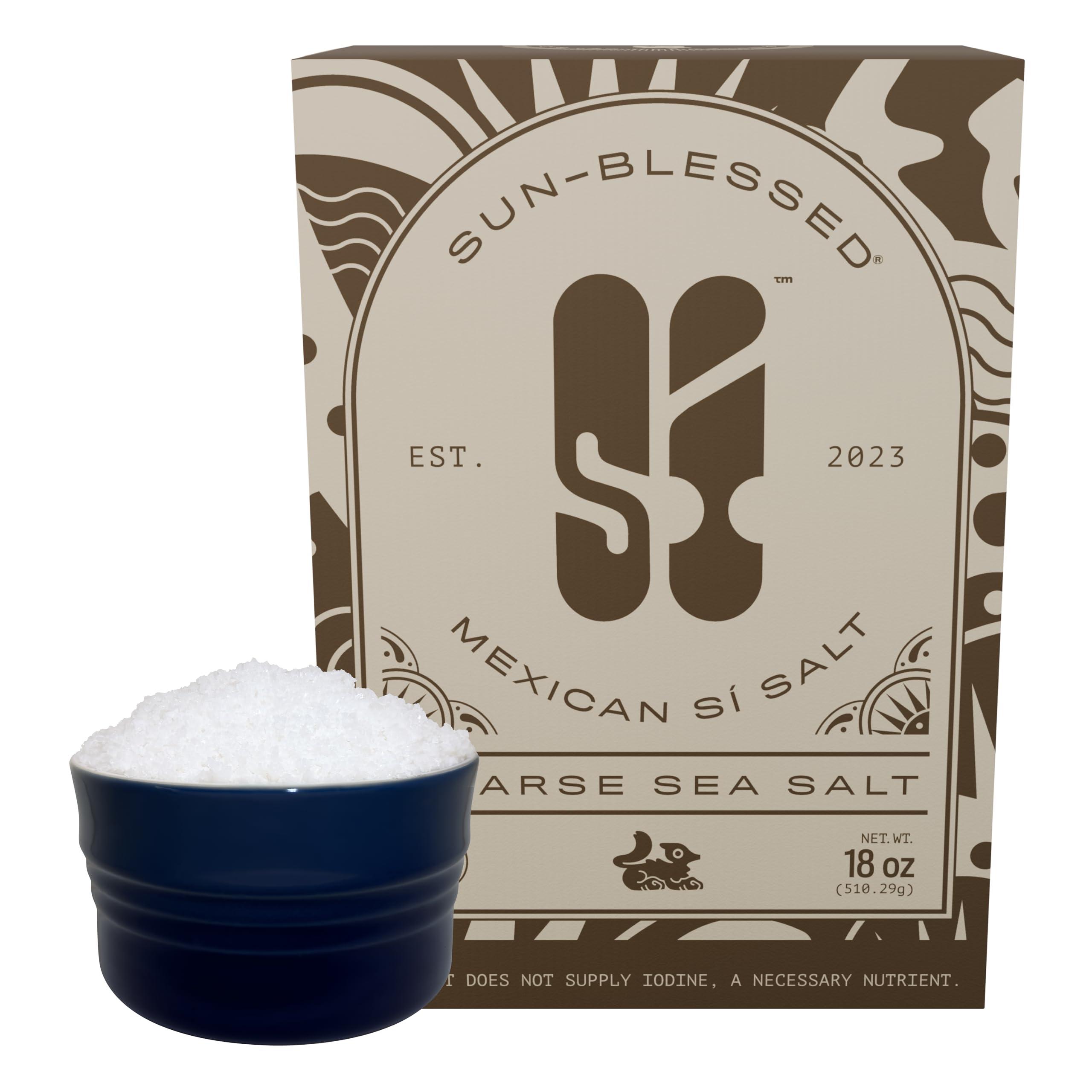 S MEXICAN S SALT S Salt, Colima Sea Salt, Crystals, Kosher, Unrefined, Hand Harvested (18 oz, Coarse Sea Salt)