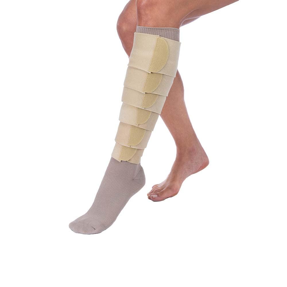 JOBST JOBST FarrowWrap Lite Compression Wraps, 20-30 mmHg, Legpiece, Tan, Medium