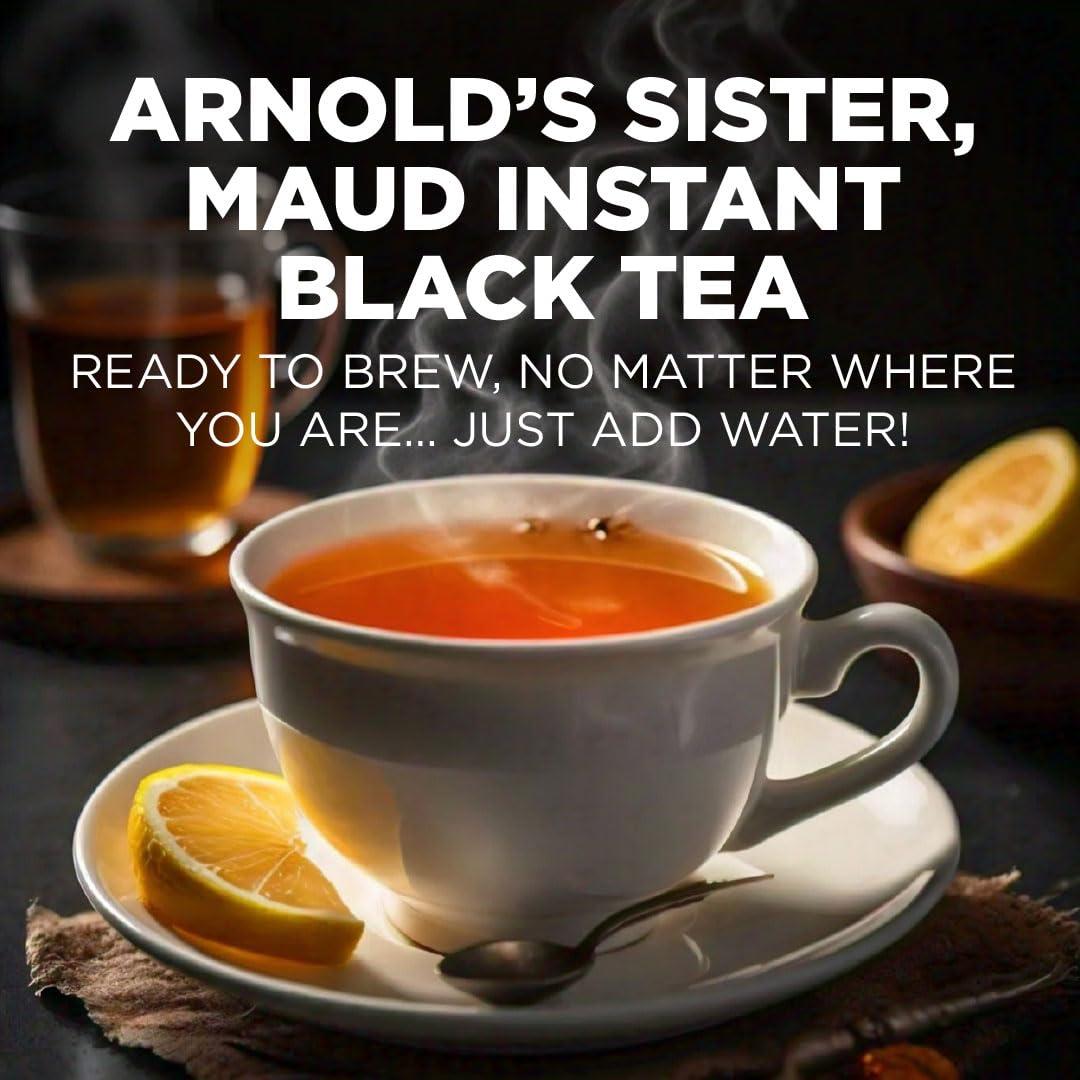 MAUD'S Maud\'s Lemonade Instant Tea Packets Single Serve, 26 ct | Insta Arnold\'s Sister Flavored Tea | 100% California Blended Tea Leaves Solar Energy Produced | Hot or Iced Tea Instant Powder Packs