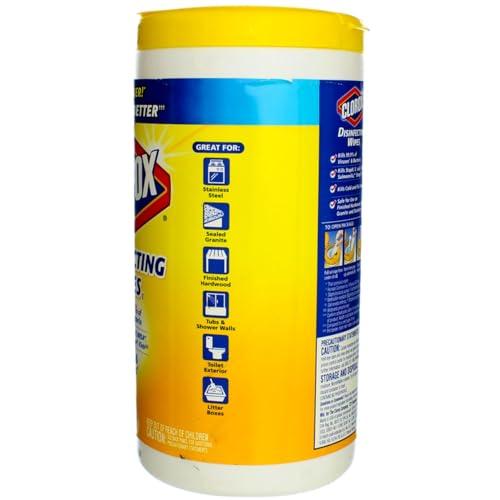 Clorox Clorox Disinfecting Wipes Lemon 3 Packs of 75 Count, 225 Count