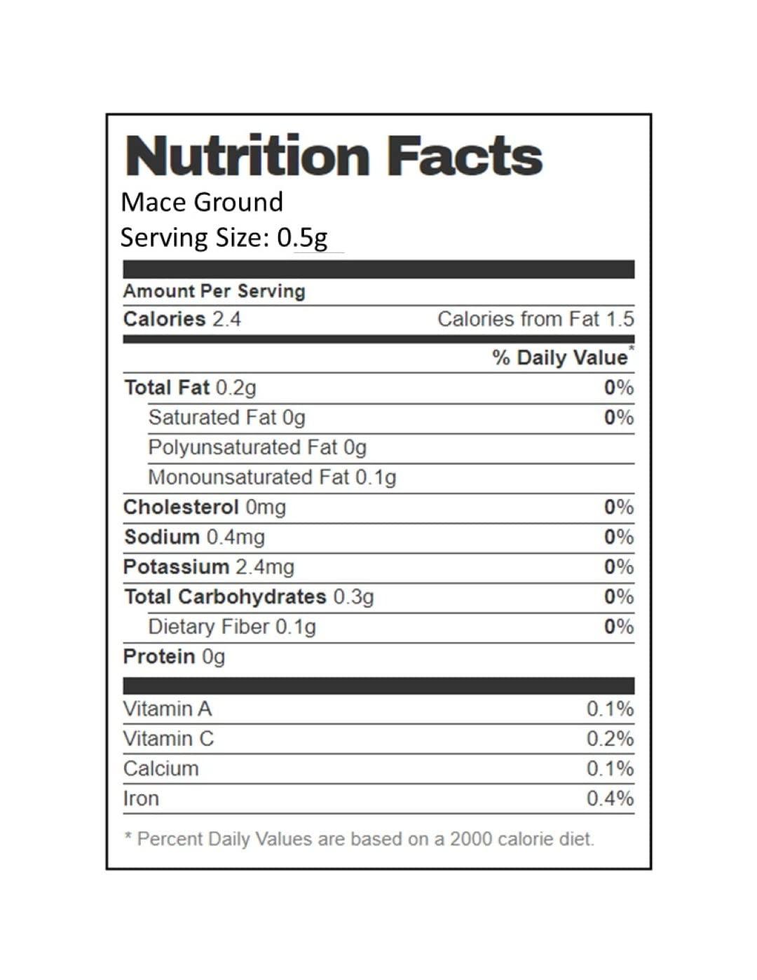 AIVA WE BELIEVE IN QUALITY AIVA Mace Ground (Javitri) Powder, Spice 200gm (7 Ounce) All Natural | Vegan