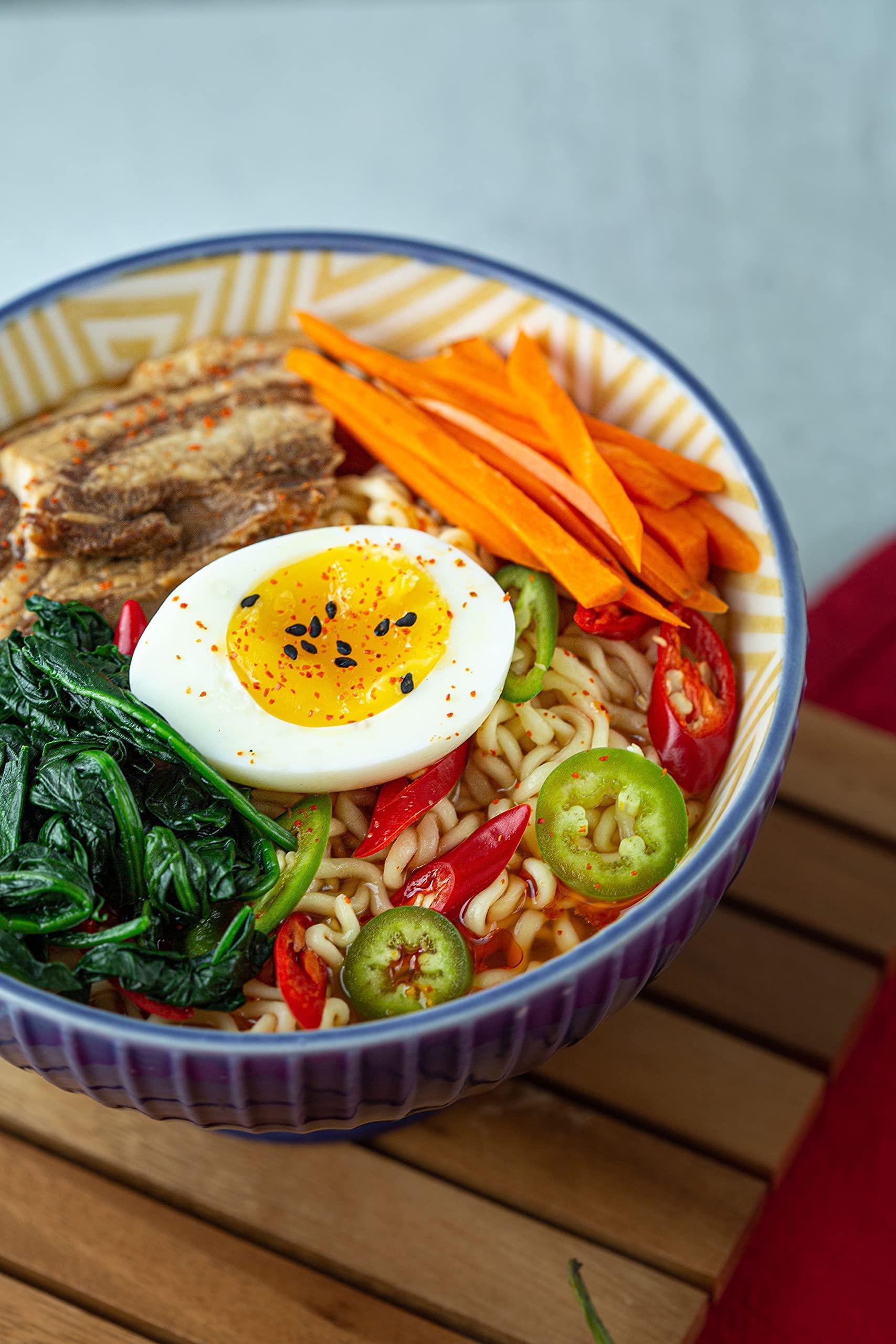 Ottogi OTTOGI Jin Ramen Spicy, Korean Style Instant Noodle, Best Tasting Soup Traditional Instant Ramen 4.23oz x 8 Pack