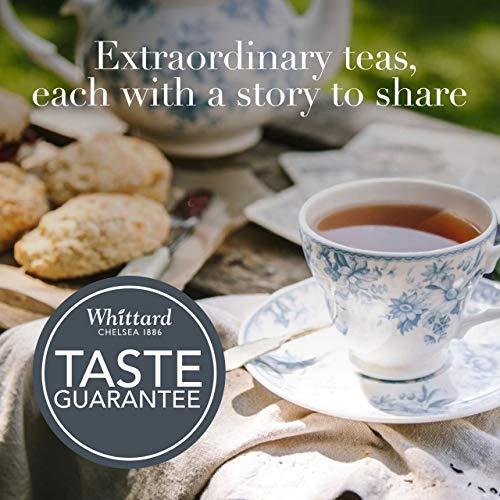 Whittard Whittard of Chelsea - Tea Discoveries English Rose Caddy - Black Loose Leaf Tea, Vegetarian, Vegan Friendly, Resealable Tea Tin (100g, 1ct)