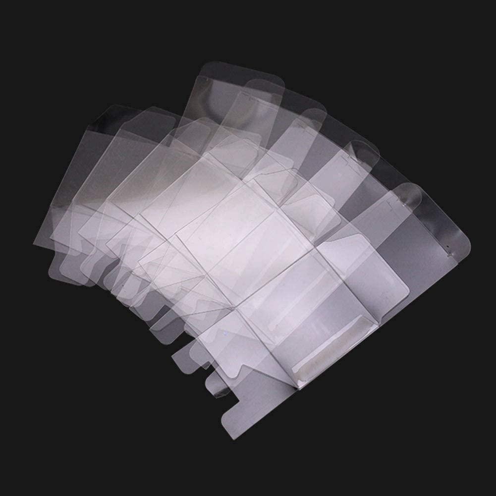 Pasotim 50Pcs Clear Plastic Boxes for Gifts PVC Packing Box Gift Packaging Transparent Box Wedding Gift Boxes Party Favors