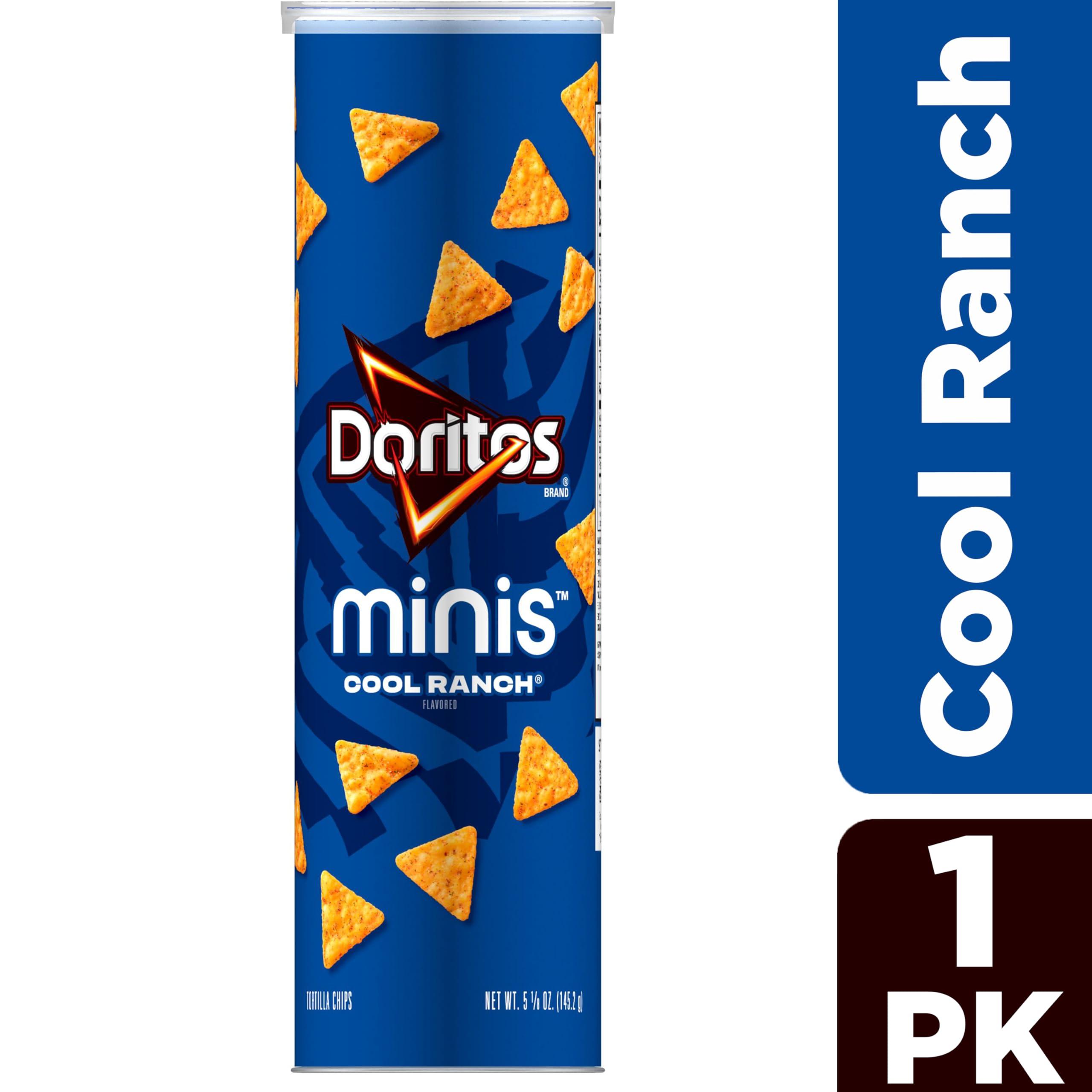 Frito Lay Doritos, Minis Cool Ranch, 5.12 Ounce