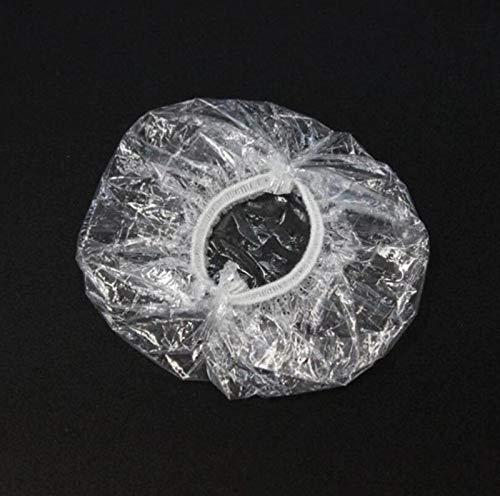 GPOL STORE Ear Protector Caps 500 Pcs Disposable Clear Plastic Waterproof Shower Water Ear Covers Bathing Tool