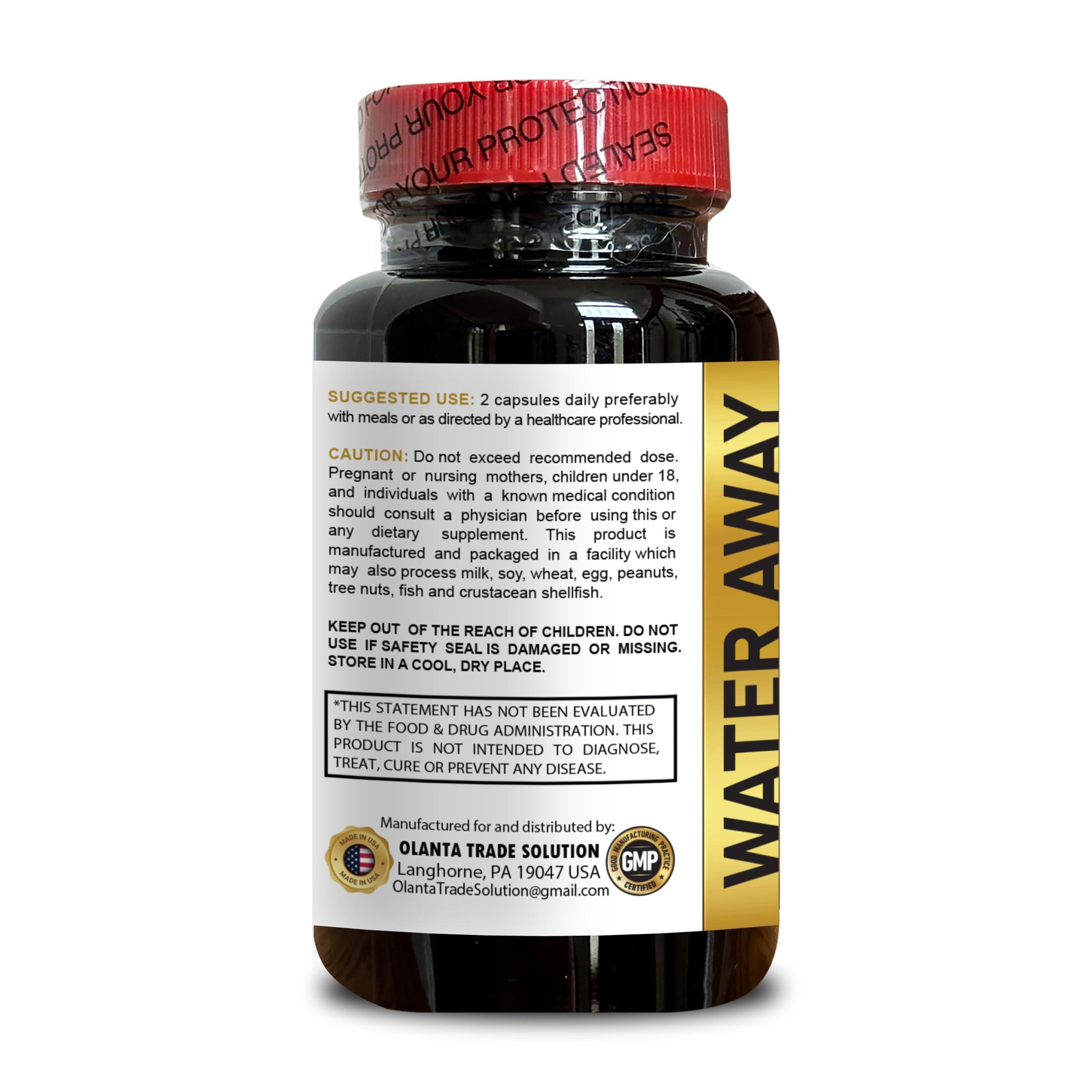 Generic water pills water retention - WATER RETENTION PILLS - fluid pills for water retention, water loss pills, Fast Acting Water Away Pills for Women and Men - 2 Bottles