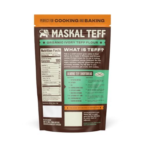 Maskal Teff Maskal Teff Organic Ivory Teff Flour, 14 Ounce