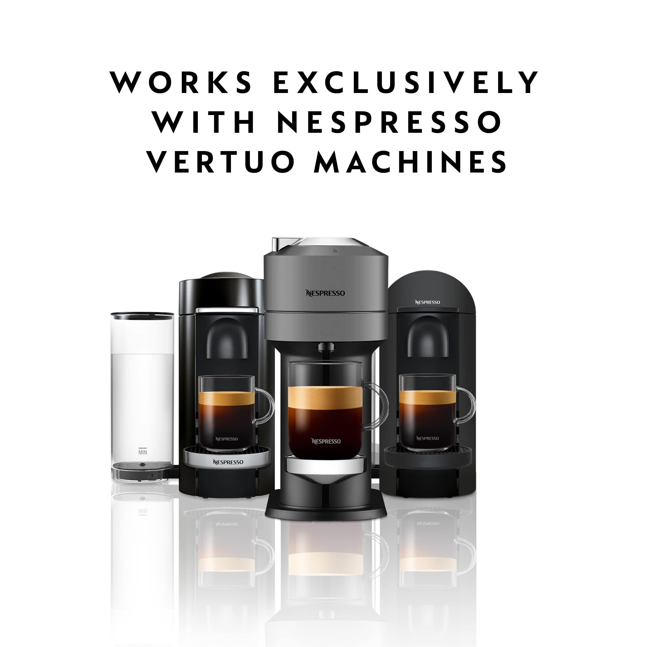 Nespresso Nespresso Capsules Vertuo, Altissio Decaffeinato, Dark Roast Espresso, 50-Count Espresso Pods, Brews 1.35 oz.