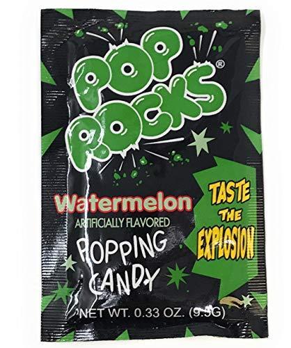 Medley Hills Farm Pop Rocks Candy Variety 20 Pack 4 Flavor Assortment Strawberry, Cherry, Watermelon, Grape