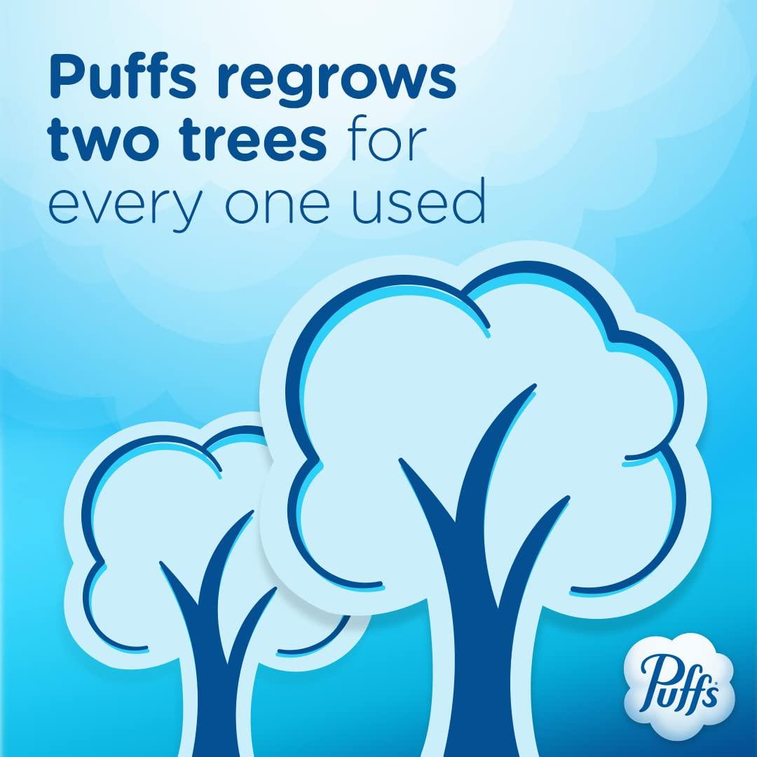 Puffs Puffs Plus Lotion with Vicks Facial Tissues, 4 Cubes, 48 Tissues per Box