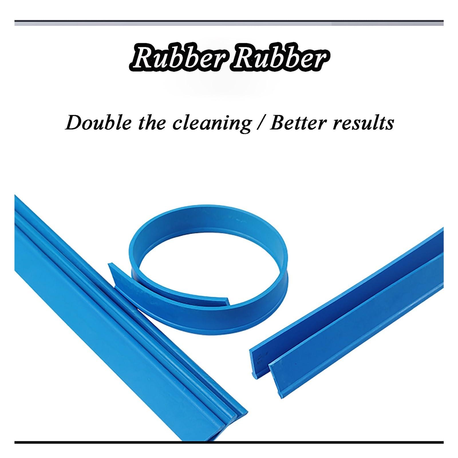 LONGWEISHOP Telescopic Window Cleaner with Squeegees, Reinforced Extension Pole, High Reach Window Cleaner Tool, Cleaning Kit with 1.2-12m Extension Pole(Docking Rod 5m)