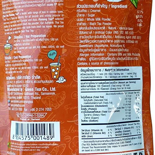 Ranong Tea Ranong Tea Instant Thai Tea Mix 10 Sachets