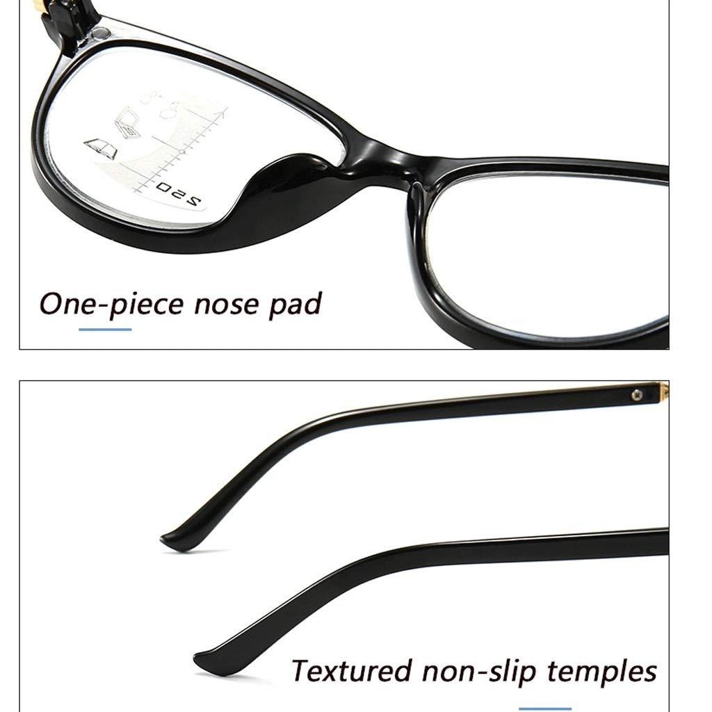 Geeyu Smart Zoom Reading Glasses, Anti Glare, Eyeglasses, AR Anti-Reflective Coating, Quality Readers (Color : Black, Size : 2.0)